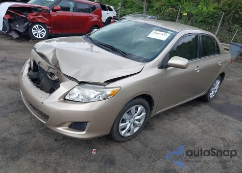 2009 Toyota Corolla Xle из США, поврежденный, VIN 2T1BU40E39C138957